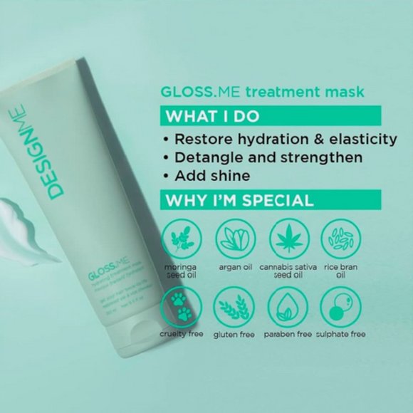 NWT 🛍 Design Me Gloss Me Hydrating Treatment Mask Hair - Picture 3 of 8